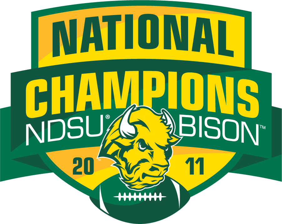 North Dakota State Bison 2011 Champion Logo diy DTF decal sticker